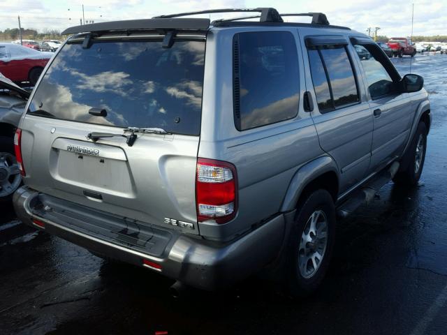 JN8DR09Y51W586827 - 2001 NISSAN PATHFINDER GRAY photo 4