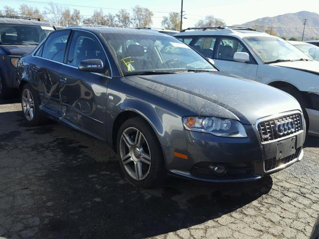 WAUAF78E48A092048 - 2008 AUDI A4 2.0T GRAY photo 1