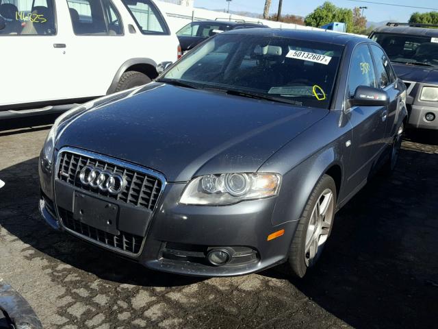 WAUAF78E48A092048 - 2008 AUDI A4 2.0T GRAY photo 2