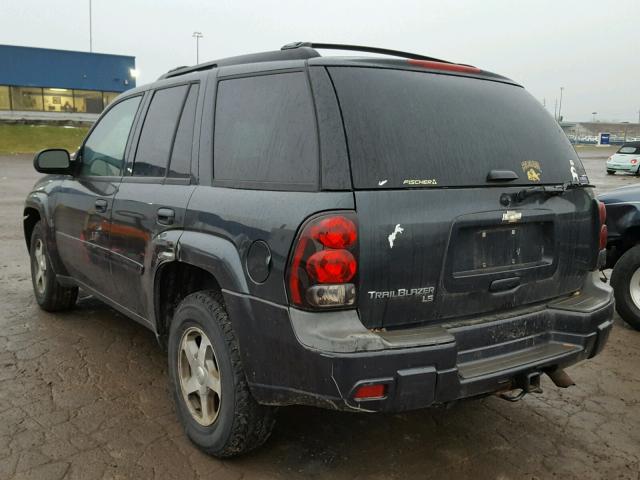 1GNDT13S462302780 - 2006 CHEVROLET TRAILBLAZE GRAY photo 3