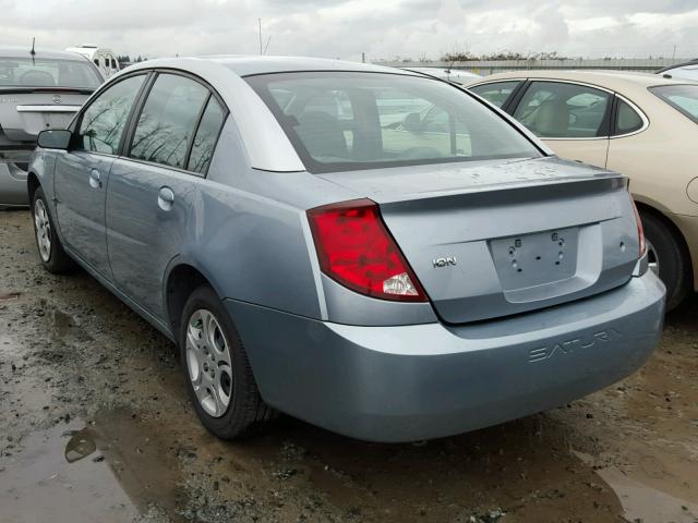 1G8AJ52FX3Z156069 - 2003 SATURN ION LEVEL TURQUOISE photo 3