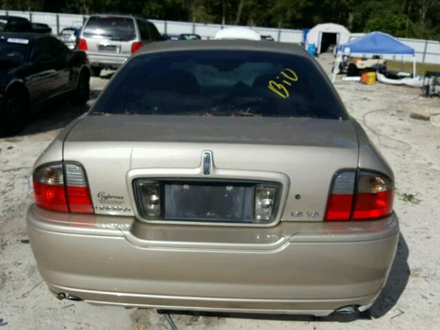 1LNFM87A56Y623969 - 2006 LINCOLN LS TAN photo 9