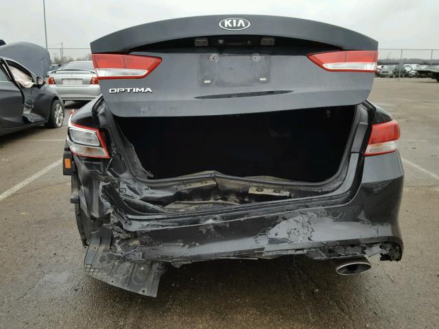 5XXGT4L36GG020104 - 2016 KIA OPTIMA LX BLACK photo 9