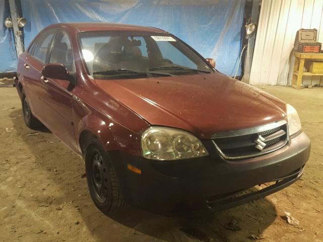 KL5JD56Z58K738345 - 2008 SUZUKI FORENZA BA RED photo 1