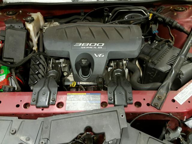 2G2WP522051205531 - 2005 PONTIAC GRAND PRIX Bordo foto 7