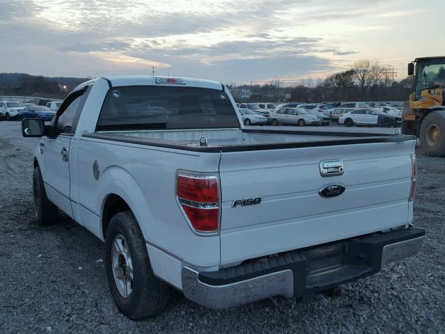 1FTMF1CW4AFD16439 - 2010 FORD F150 WHITE photo 3