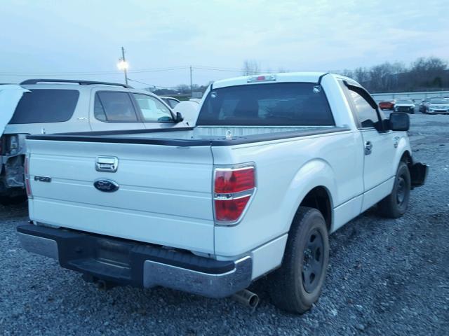 1FTMF1CW4AFD16439 - 2010 FORD F150 WHITE photo 4