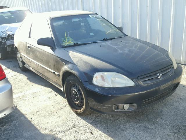 2HGEJ6341XH109725 - 1999 HONDA CIVIC DX BLACK photo 1