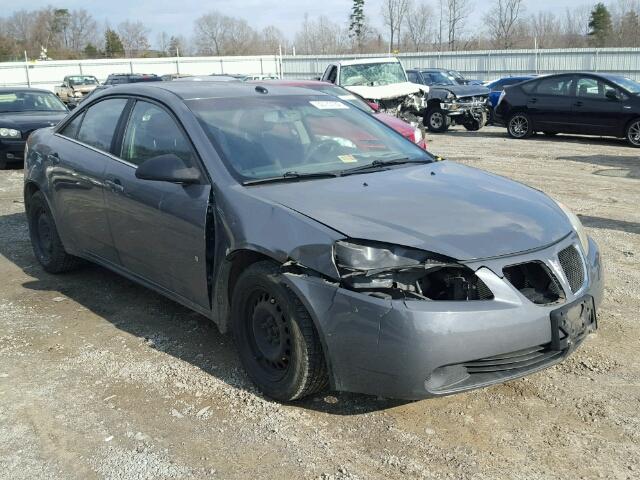 1G2ZF57B984189265 - 2008 PONTIAC G6 VALUE L GRAY photo 1