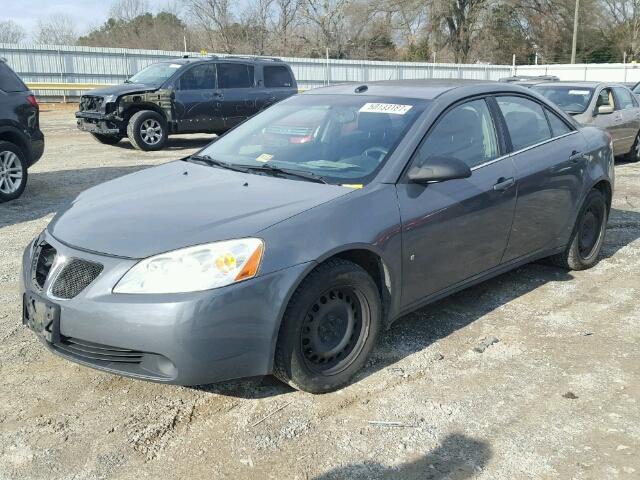 1G2ZF57B984189265 - 2008 PONTIAC G6 VALUE L GRAY photo 2