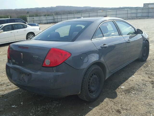 1G2ZF57B984189265 - 2008 PONTIAC G6 VALUE L GRAY photo 4