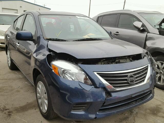 3N1CN7AP7DL882301 - 2013 NISSAN VERSA S BLUE photo 1