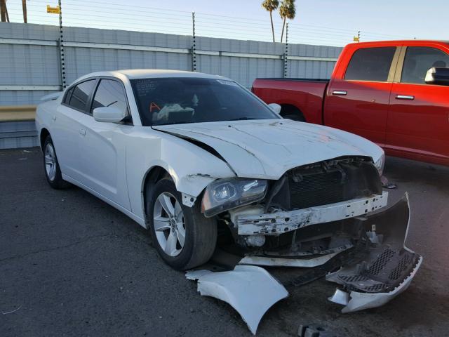 2C3CDXBG0CH258513 - 2012 DODGE CHARGER SE WHITE photo 1