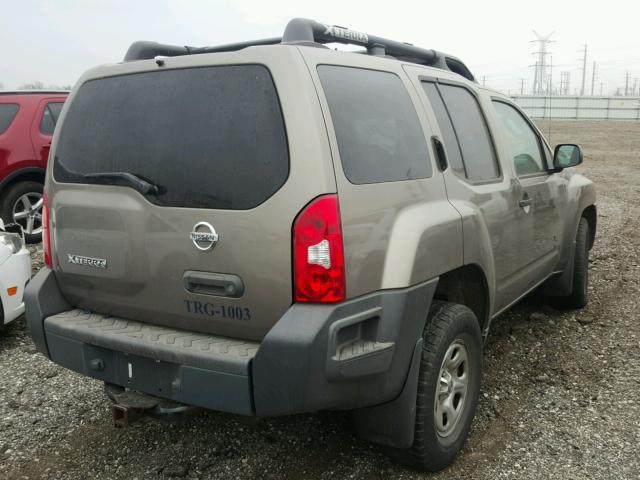 5N1AN08W26C516166 - 2006 NISSAN XTERRA OFF TAN photo 4