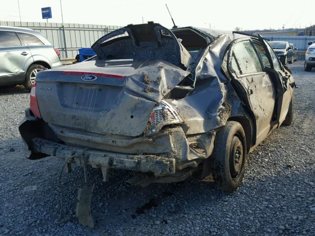 3FAHP0HA0CR374923 - 2012 FORD FUSION SE GRAY photo 4