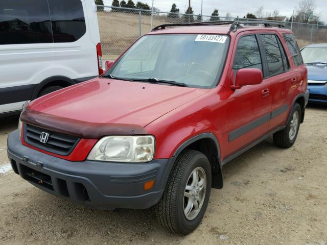 JHLRD1861YC062546 - 2000 HONDA CR-V EX RED photo 2