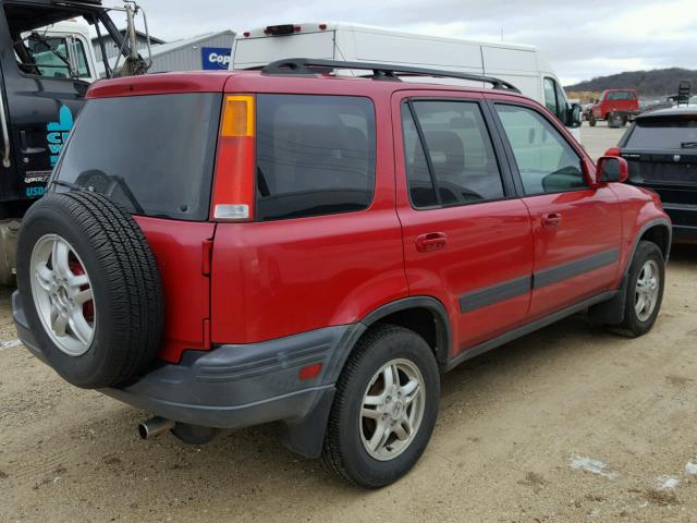 JHLRD1861YC062546 - 2000 HONDA CR-V EX RED photo 4