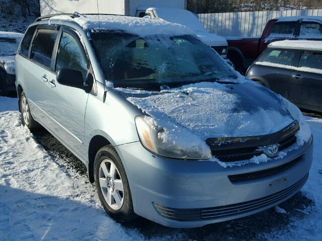 5TDZA23C35S277297 - 2005 TOYOTA SIENNA CE BLUE photo 1