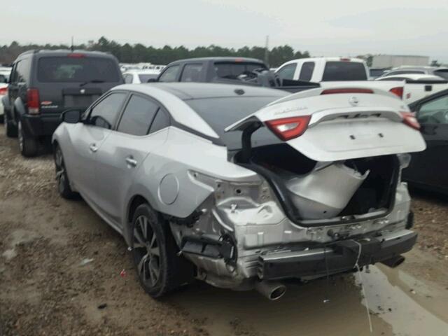 1N4AA6AP9GC431760 - 2016 NISSAN MAXIMA 3.5 SILVER photo 3