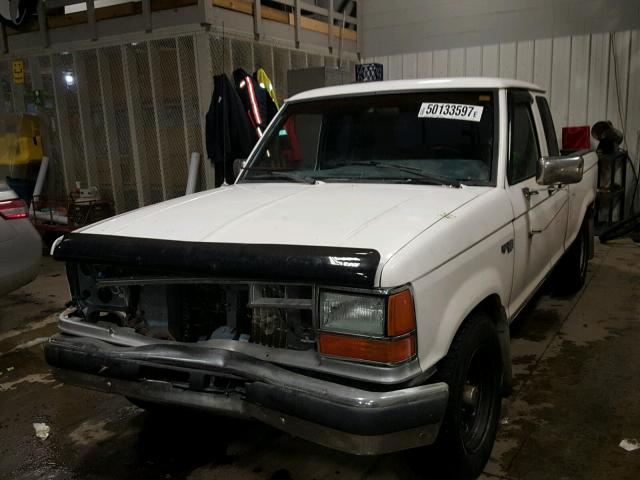 1FTCR14X1LPB44801 - 1990 FORD RANGER SUP WHITE photo 2