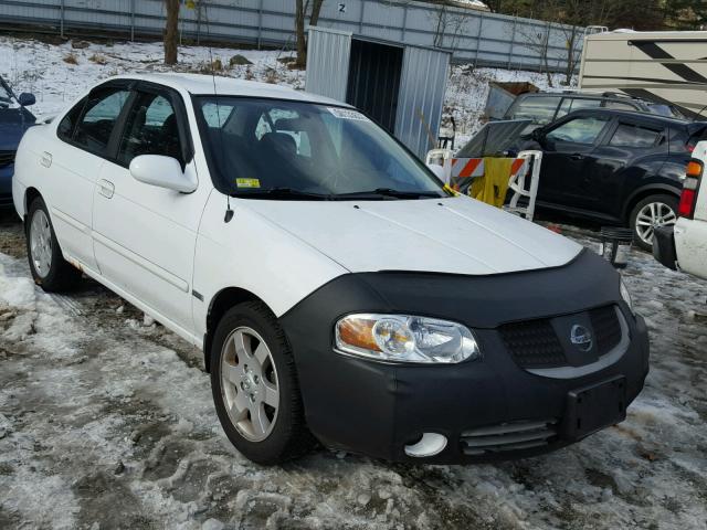 3N1CB51D06L635417 - 2006 NISSAN SENTRA 1.8 WHITE photo 1