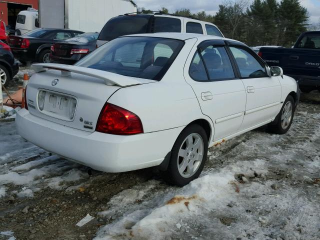 3N1CB51D06L635417 - 2006 NISSAN SENTRA 1.8 WHITE photo 4