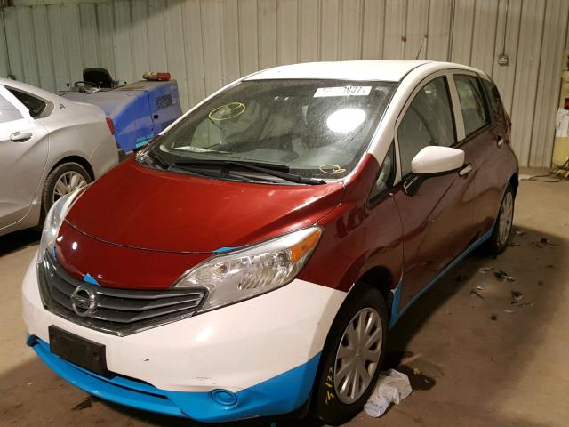 3N1CE2CP7FL354695 - 2015 NISSAN VERSA NOTE BURGUNDY photo 2