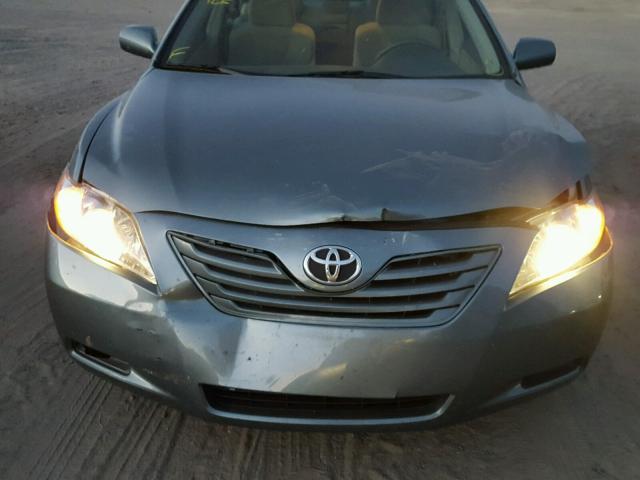 4T1BE46K39U802540 - 2009 TOYOTA CAMRY BASE GREEN photo 7