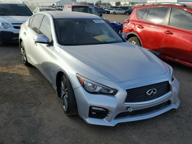 JN1BV7APXEM683357 - 2014 INFINITI Q50 BASE SILVER photo 1