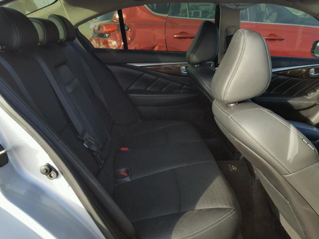 JN1BV7APXEM683357 - 2014 INFINITI Q50 BASE SILVER photo 6