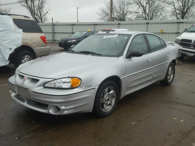 1G2NW52E54C131234 - 2004 PONTIAC GRAND AM G SILVER photo 2