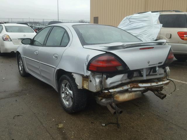 1G2NW52E54C131234 - 2004 PONTIAC GRAND AM G SILVER photo 3