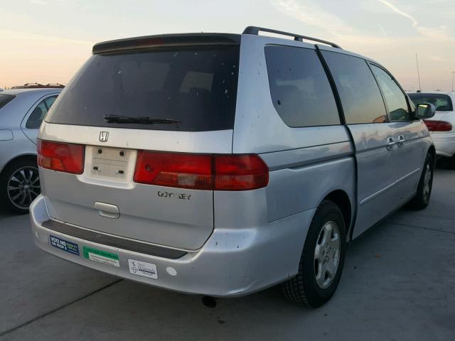 2HKRL187X1H602589 - 2001 HONDA ODYSSEY EX SILVER photo 4