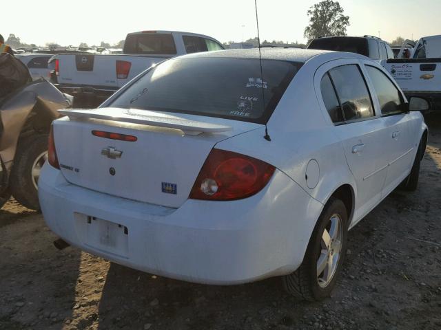 1G1AL58F867669854 - 2006 CHEVROLET COBALT LT WHITE photo 4