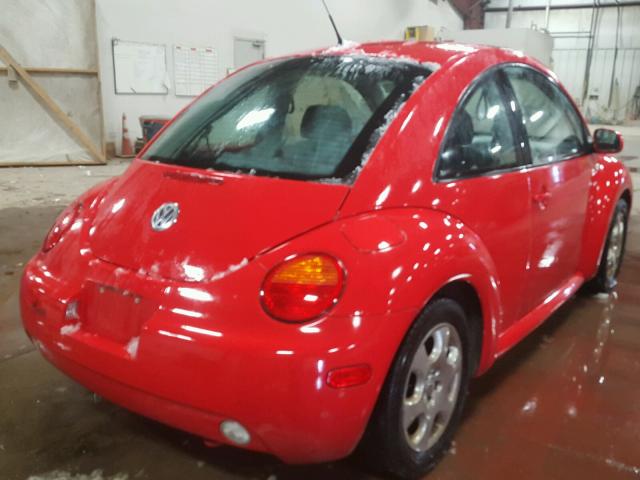 3VWCB21C12M446988 - 2002 VOLKSWAGEN NEW BEETLE RED photo 4