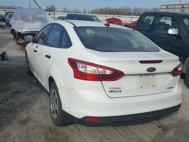 1FADP3E23DL295243 - 2013 FORD FOCUS S WHITE photo 3