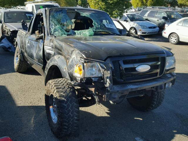 1FTYR44U66PA09654 - 2006 FORD RANGER SUP BLACK photo 1