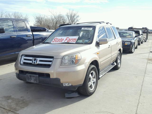 5FNYF28447B028271 - 2007 HONDA PILOT EX GOLD photo 2