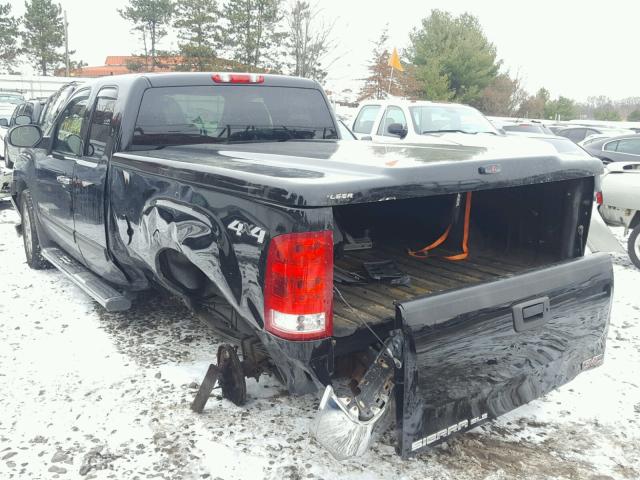 1GTEK29J29Z229392 - 2009 GMC SIERRA K15 BLACK photo 3