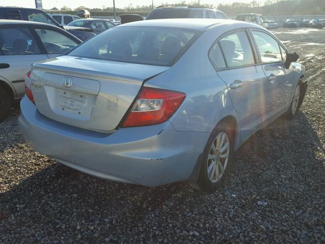 19XFB2F83CE048939 - 2012 HONDA CIVIC EX ლურჯი ფოტო 4