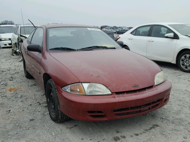 1G1JC1243Y7136216 - 2000 CHEVROLET CAVALIER MAROON photo 1