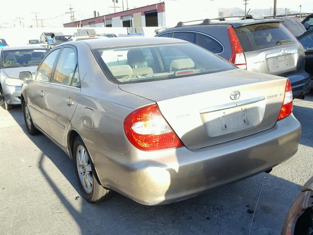 4T1BE32K74U904982 - 2004 TOYOTA CAMRY LE GOLD photo 3