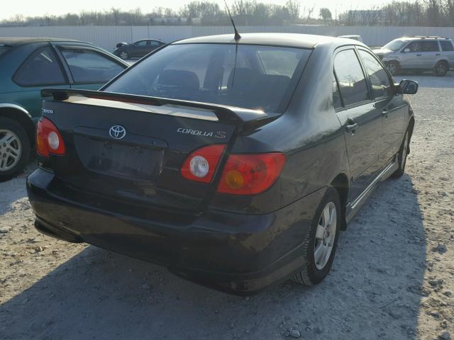 2T1BR32E03C134865 - 2003 TOYOTA COROLLA CE BLACK photo 4