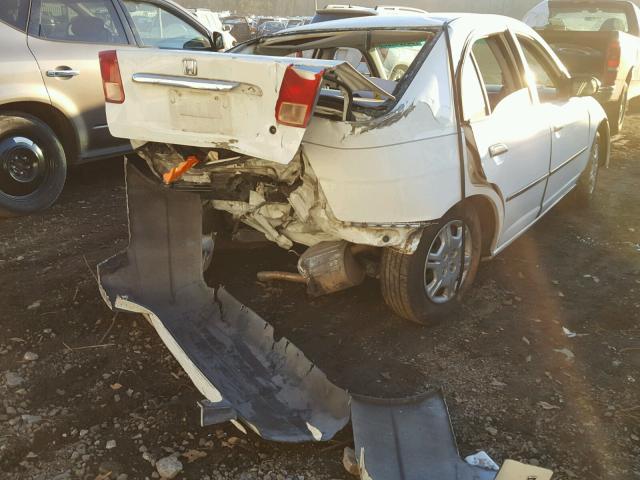 1HGES16112L016507 - 2002 HONDA CIVIC DX WHITE photo 9