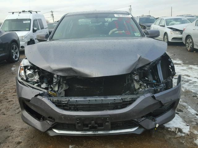 1HGCR2F87HA131509 - 2017 HONDA ACCORD EXL GRAY photo 9