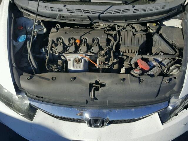 2HGFA1F93AH519416 - 2010 HONDA CIVIC EXL WHITE photo 7