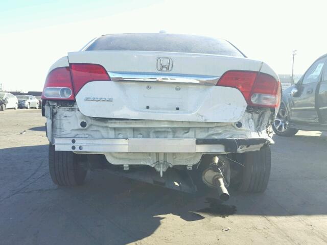 2HGFA1F93AH519416 - 2010 HONDA CIVIC EXL WHITE photo 9