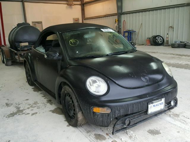 3VWCK21Y13M312334 - 2003 VOLKSWAGEN NEW BEETLE 黑色 照片 1