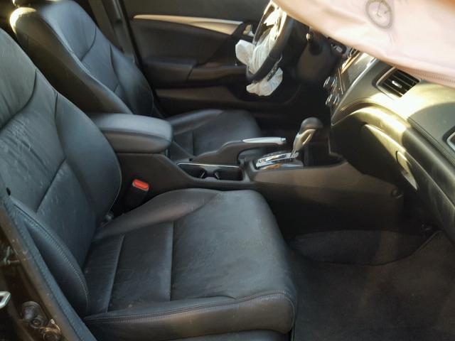 2HGFB2F92EH523515 - 2014 HONDA CIVIC EXL 棕色 照片 5