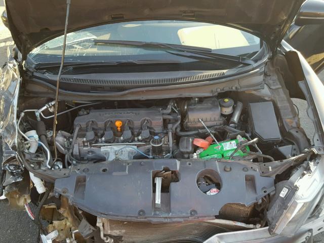 2HGFB2F92EH523515 - 2014 HONDA CIVIC EXL 棕色 照片 7